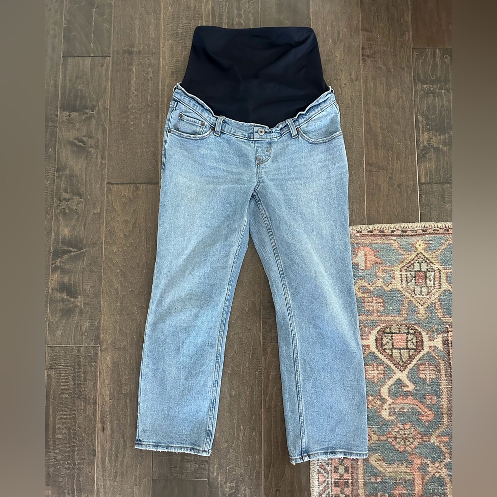 Abercrombie Maternity Ankle Straight Jeans